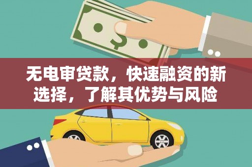 滨州无电审贷款，快速融资的新选择，了解其优势与风险