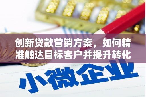 滨州创新贷款营销方案，如何精准触达目标客户并提升转化率