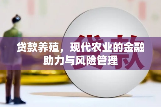 滨州贷款养殖，现代农业的金融助力与风险管理