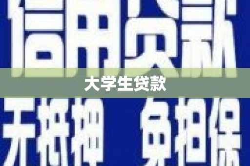 滨州大学生贷款