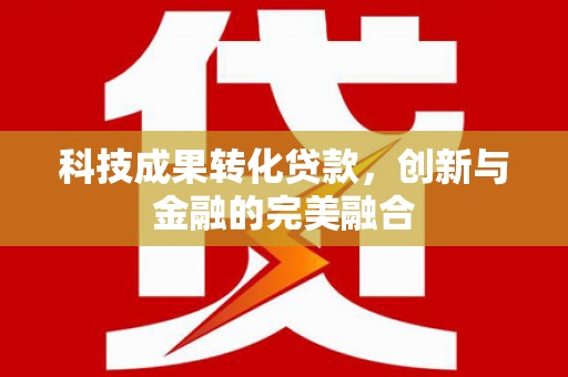 滨州科技成果转化贷款，创新与金融的完美融合