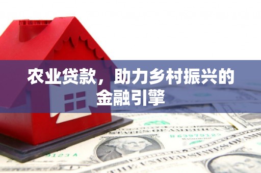 滨州农业贷款，助力乡村振兴的金融引擎
