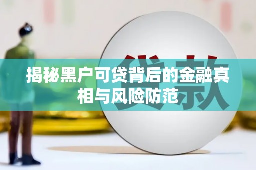 滨州揭秘黑户可贷背后的金融真相与风险防范