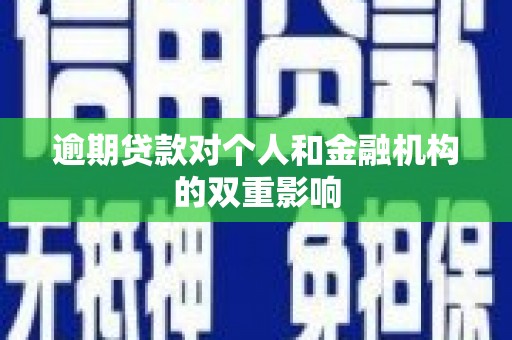 滨州逾期贷款对个人和金融机构的双重影响