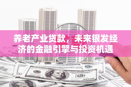 滨州养老产业贷款，未来银发经济的金融引擎与投资机遇