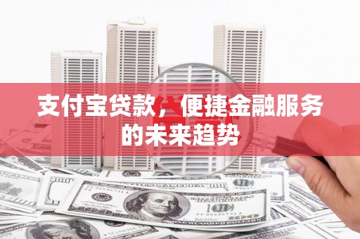 滨州支付宝贷款，便捷金融服务的未来趋势
