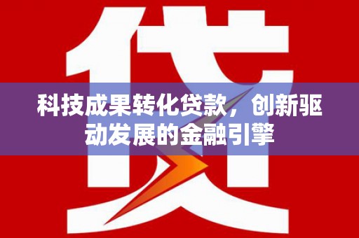 滨州科技成果转化贷款，创新驱动发展的金融引擎