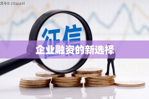 滨州企业融资的新选择