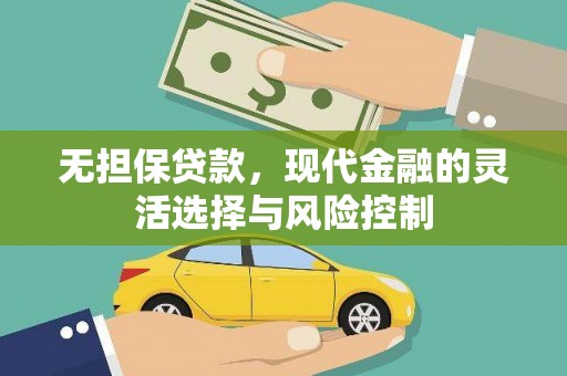 滨州无担保贷款，现代金融的灵活选择与风险控制