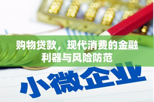滨州购物贷款，现代消费的金融利器与风险防范