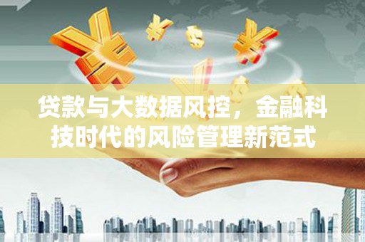 滨州贷款与大数据风控，金融科技时代的风险管理新范式