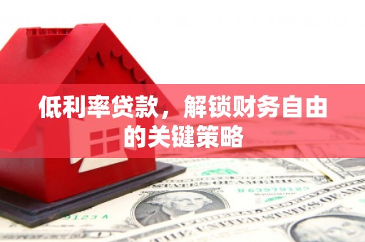 滨州低利率贷款，解锁财务自由的关键策略