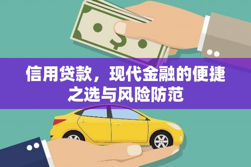 滨州信用贷款，现代金融的便捷之选与风险防范