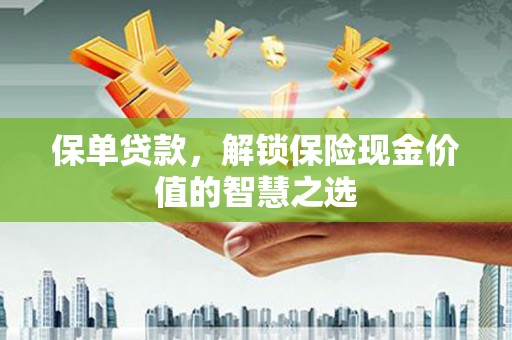 滨州保单贷款，解锁保险现金价值的智慧之选