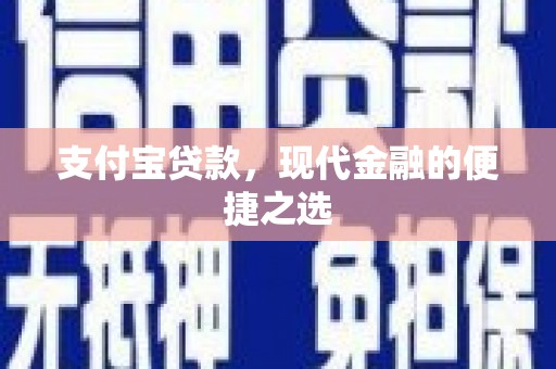 滨州支付宝贷款，现代金融的便捷之选