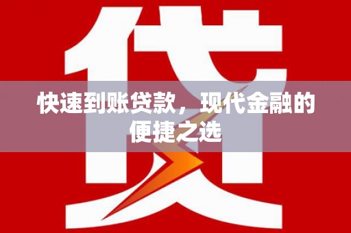 滨州快速到账贷款，现代金融的便捷之选