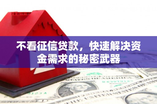 滨州不看征信贷款，快速解决资金需求的秘密武器