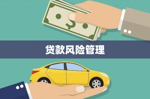 滨州贷款风险管理