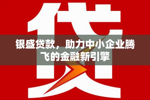 滨州银盛贷款，助力中小企业腾飞的金融新引擎