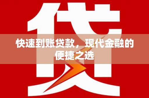 滨州快速到账贷款，现代金融的便捷之选