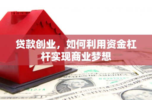滨州贷款创业，如何利用资金杠杆实现商业梦想