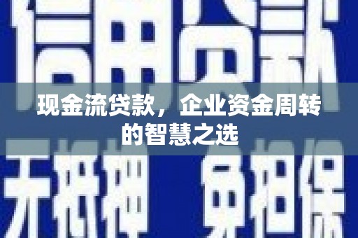 滨州现金流贷款，企业资金周转的智慧之选