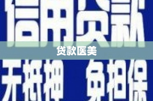 滨州贷款医美