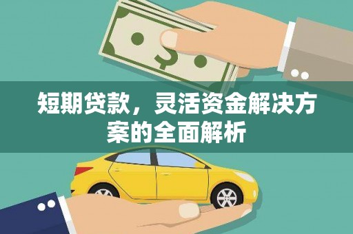 滨州短期贷款，灵活资金解决方案的全面解析