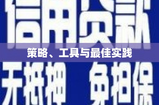 滨州策略、工具与最佳实践