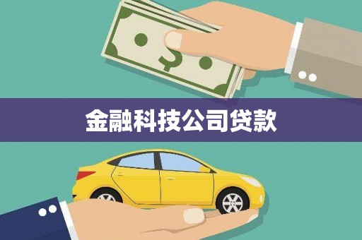 滨州金融科技公司贷款