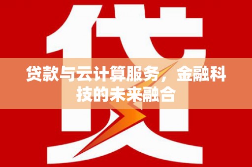 滨州贷款与云计算服务，金融科技的未来融合