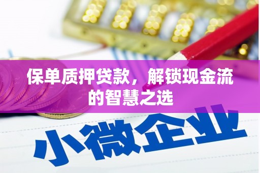滨州保单质押贷款，解锁现金流的智慧之选