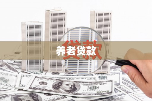 滨州养老贷款