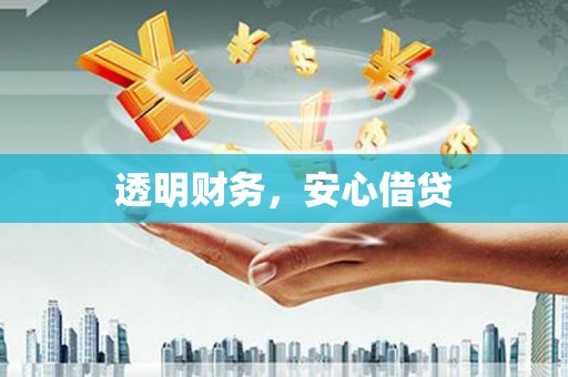滨州透明财务，安心借贷