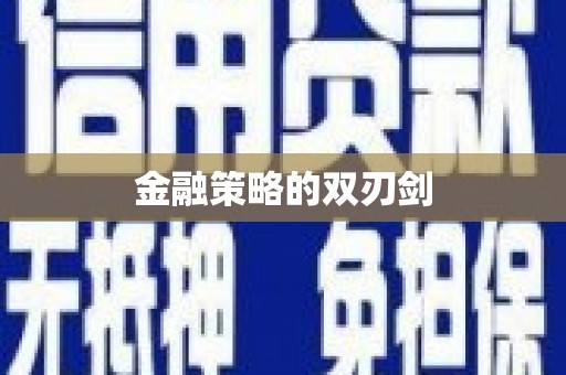 滨州金融策略的双刃剑