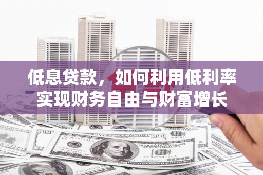 滨州低息贷款，如何利用低利率实现财务自由与财富增长
